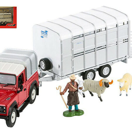 Britains LAND ROVER FARMER SET 1:32