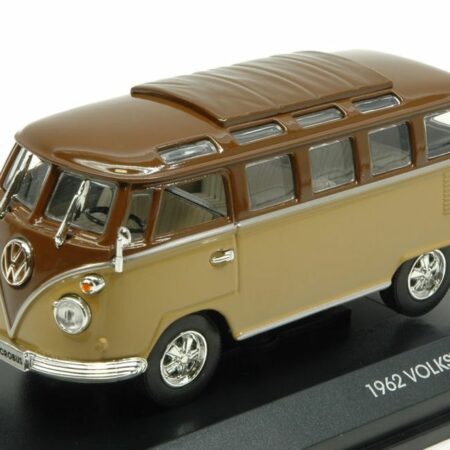 Lucky Die Cast VW MICROBUS 1962 2 TONE BROWN 1:43