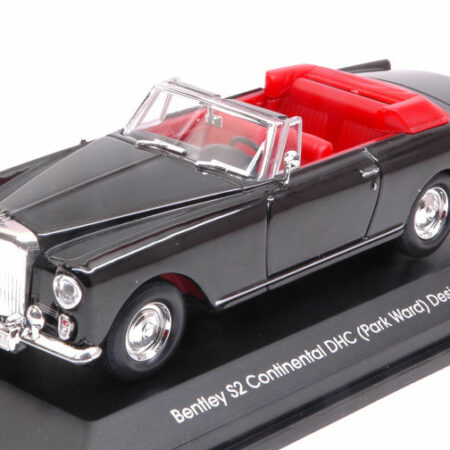 Lucky Die Cast BENTLEY S2 CONVERTIBLE BLACK 1:43