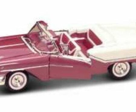 Lucky Die Cast OLDSMOBILE SUPER 88 CONVERTIBLE PINK/WHITE 1:18