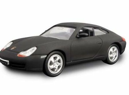 Lucky Die Cast PORSCHE 911 (996) CARRERA 2 1998 MATT BLACK 1:43