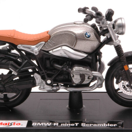 Maisto BMW R NINE T SCRAMBLER SILVER 1:18