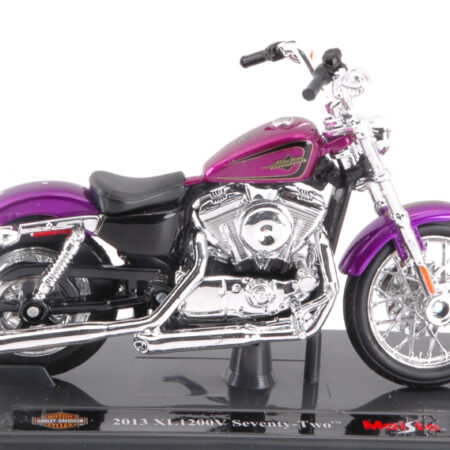 Maisto HARLEY DAVIDSON XL 1200V SEVENTY-TWO 2013 PURPLE 1:18