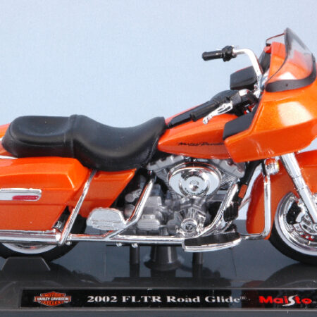 Maisto HARLEY DAVIDSON FLTR ROAD GLIDE 2002 METALLIC ORANGE 1:18