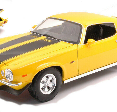 Maisto CHEVROLET CAMARO Z28 1971 YELLOW 1:18