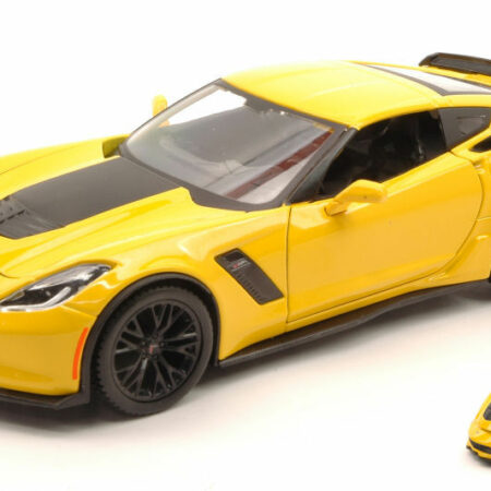 Maisto CORVETTE Z06 2015 YELLOW 1:24