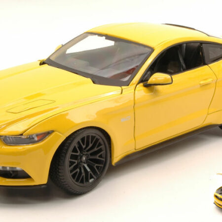 Maisto FORD MUSTANG GT 2015 YELLOW 1:18