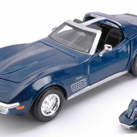 Maisto CHEVROLET CORVETTE 1970 METALLIC BLUE 1:24