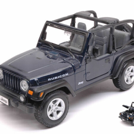 Maisto JEEP WRANGLER RUBICON 1997 DARK BLUE 1:27