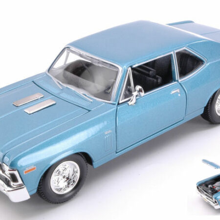 Maisto CHEVROLET NOVA SS 1970 METALLIC LIGHT BLUE 1:24