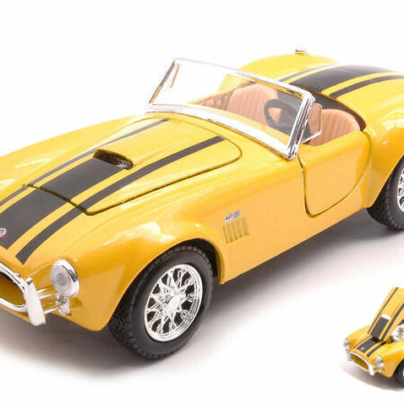 Maisto SHELBY COBRA 427 1965 YELLOW/BLACK 1:24