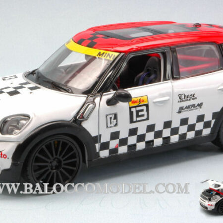 Maisto MINI COUNTRYMAN N.13 WHITE/RED 1:24