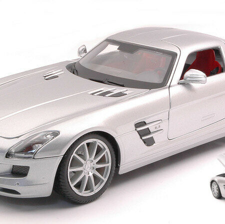 Maisto MERCEDES SLS AMG SILVER 1:18