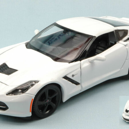 Maisto CHEVROLET CORVETTE STINGRAY 2014 WHITE 1:24