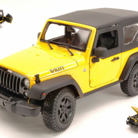 Maisto JEEP WRANGLER 2014 YELLOW 1:18