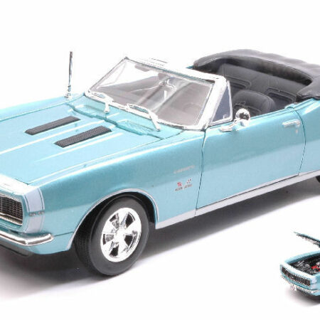 Maisto CHEVROLET CAMARO SS 396 1967 METALLIC LIGHT BLUE 1:18