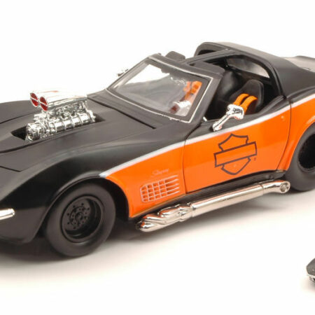 Maisto CHEVROLET CORVETTE 1970 HARLEY DAVIDSON 1:24