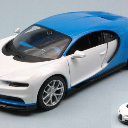 Maisto BUGATTI CHIRON 2016 WHITE BLUE 1:24