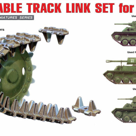 Miniart WORKABLE TRACK LINK SET FOR T-70M LIGHT TANK KIT 1:35