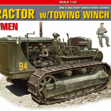 Miniart U.S. TRACTOR W/TOWING & CREWMEN KIT 1:35