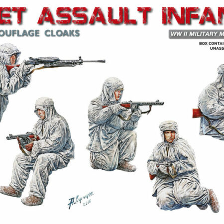 Miniart SOVIET ASSAULT INFANTRY WINTER CAMOUFLAGE CLOAKS KIT 1:35