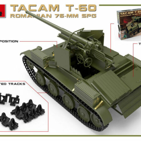 Miniart ROMANIAN 76 mm SPG TACAM T-60 INTERIOR KIT 1:35