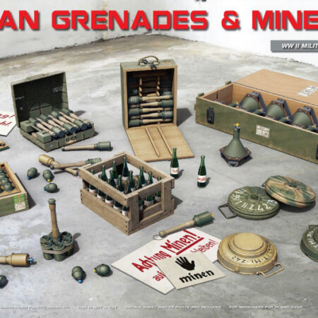 Miniart GERMAN GRENADES & MINES SET KIT 1:35