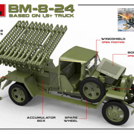 Miniart BM-8-24 BASED ON 1,5 t TRUCK KIT 1:35