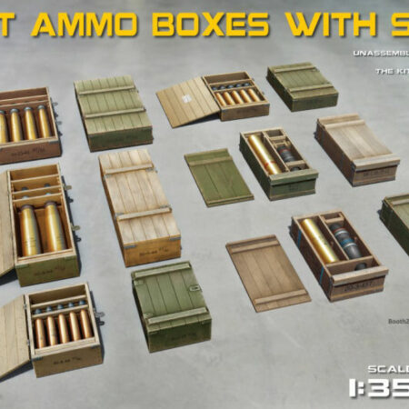 Miniart SOVIET AMMO BOXES W/SHELLS KIT 1:35