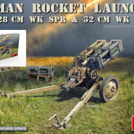 Miniart GERMAN ROCKET LAUNCHER WITH 28 cm WK Spr & 32 cm FLAMM KIT 1:35