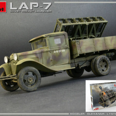 Miniart SOVIET ROCKET LAUNCHER LAP-7 KIT 1:35