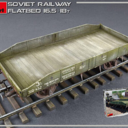 Miniart SOVIET RAILWAY FLATBED 16.5-18 t KIT 1:35