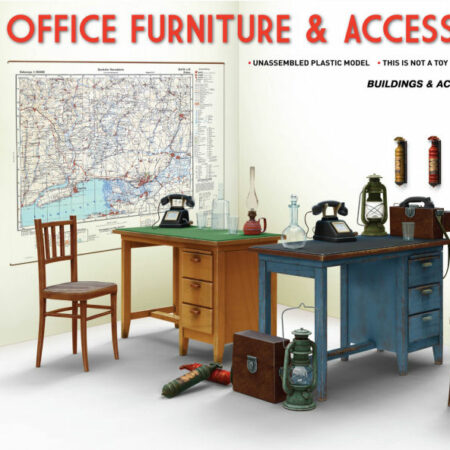 Miniart OFFICE FORNITURE & ACCESSORIES SET KIT 1:35