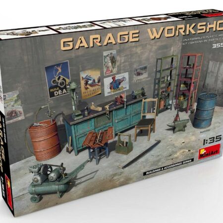 Miniart GARAGE WORKSHOP KIT 1:35