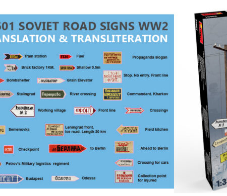 Miniart SOVIET ROAD SIGNS WW2 KIT 1:35