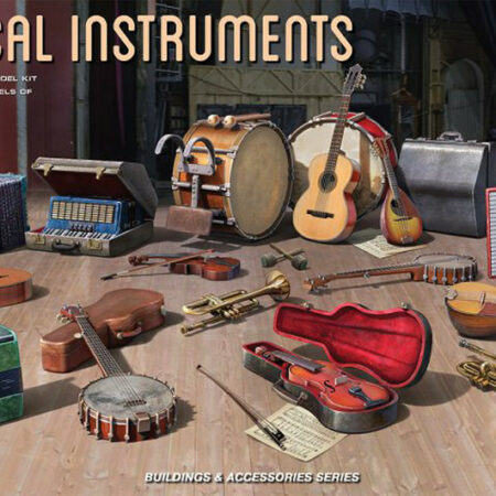 Miniart MUSICAL INSTRUMENTS KIT 1:35