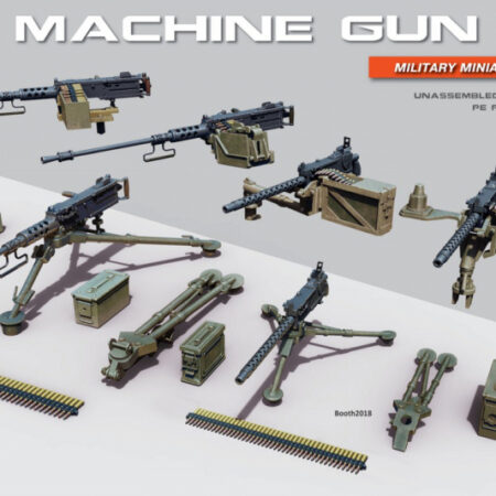 Miniart U.S. MACHINE GUN SET KIT 1:35