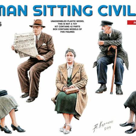 Miniart GERMAN SITTING CIVILIANS 30S-40S KIT 1:35