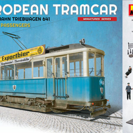 Miniart EUROPEAN TRAMCAR W/CREW & PASSENGERS KIT 1:35