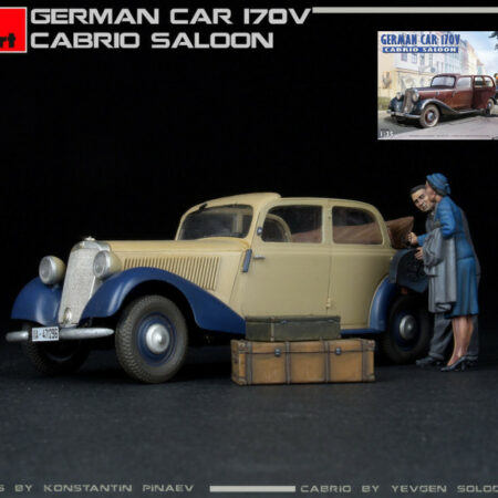 Miniart GERMAN CAR 170V CABRIO SALOON KIT 1:35