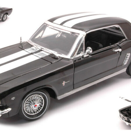 MotorMax FORD MUSTANG 1964 HARDTOP BLACK 1:18