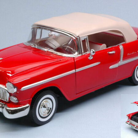 MotorMax CHEVY BEL AIR 1955 RED 1:18