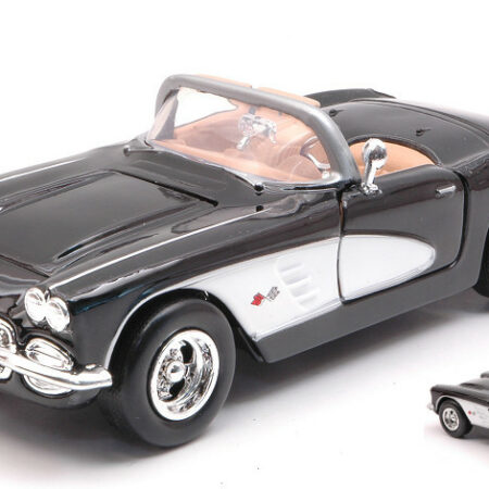 MotorMax CHEVROLET CORVETTE 1959 BLACK 1:24