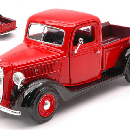 MotorMax FORD PICK UP 1937 RED 1:24