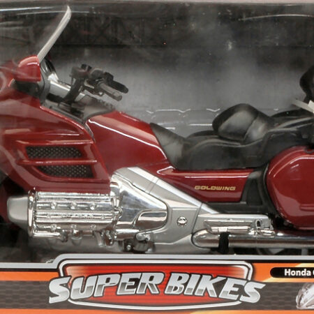 MotorMax HONDA GOLDWING MOTORCYCLE RED 1:6