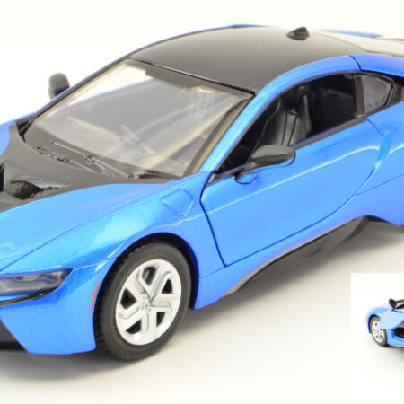 MotorMax BMW i8 COUPE 2019 BLUE 1:24