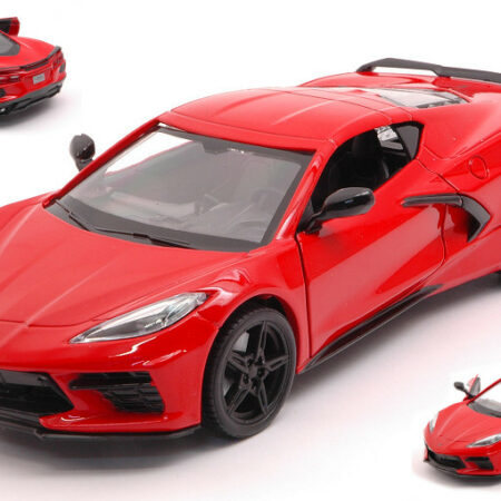 MotorMax CORVETTE STINGRAY C8 2020 RED 1:24