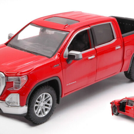 MotorMax GMC SIERRA 1500 SLT CREW CAB 2019 RED 1:27