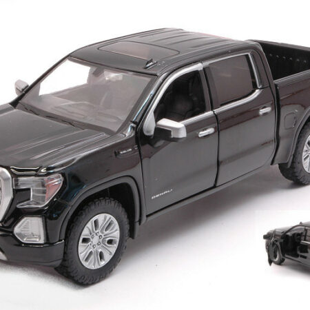 MotorMax GMC SIERRA 1500 DENALI CREW CAB 2019 BLACK 1:27