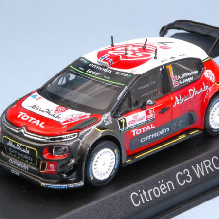 Norev CITROEN C3 WRC N.7 9th POLAND RALLY 2017 A.MIKKELSEN-A.JAEGER 1:43